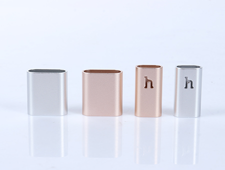 数据线带孔铝壳